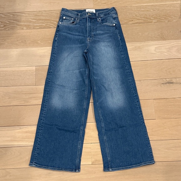 Boden High Rise Wide Leg Jeans Mid Vintage | size 28 - Picture 2 of 10